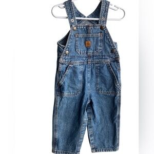Carhartt denim bib overalls toddler 18 months